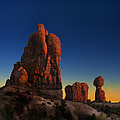 Arches after sunset